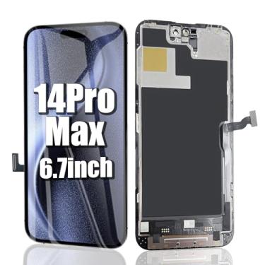 Imagem de EFAITHFIX Tela de substituição para iPhone 14 Pro Max de 6,7 polegadas LCD 3D Touch Display Full HD Montagem de moldura digitalizador compatível com o modelo A2651, A2893, A2894, A2895, A2896 com