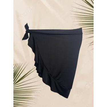 Imagem de Saída de Praia Infantil e Juvenil Liganete - Pequeno Céu, 4, Preto