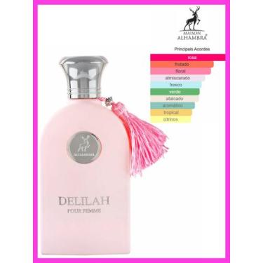 Imagem de Perfume Árabe Feminino Delilah Maison Alhambra 100ml Edp Original  Imp