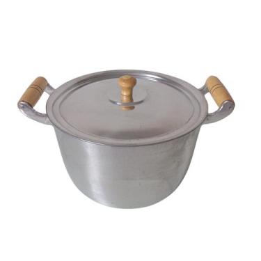 Imagem de Caldeirão Alumínio Batido Polido Fundido Numero 22 - Shopmy