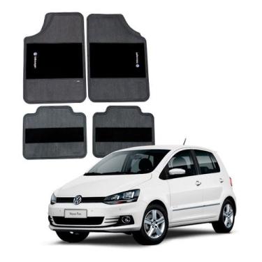 Imagem de Tapete Automotivo Carro Logo Bordado Volkswagen Fox Vw Volks - OESTESO