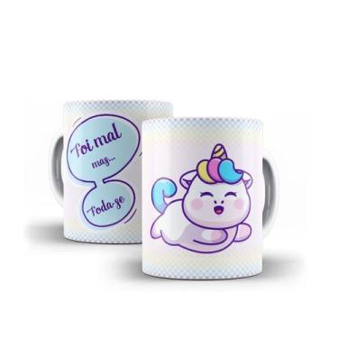 Imagem de Caneca Porcelana Divertida Unicórnio Presente Criativo 07 - Villa Cane