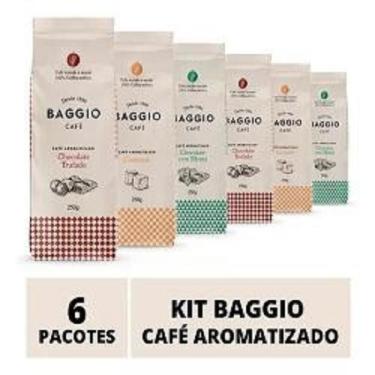 Imagem de Kit café torrado e moído aromatizado 1500g - baggio