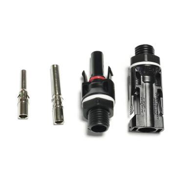 Imagem de Kit 10 pares Conector MC4 50A M12 Rosca Energia Solar Stringbox Painel Fotovoltaico