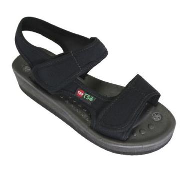 Imagem de Sandália Magnético Com Salto Primavera  Preto 40 Par - Terumi