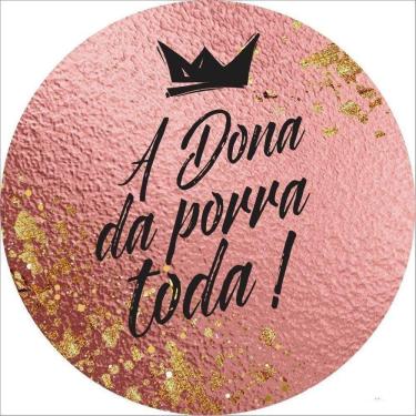 Imagem de Painel Redondo 3D Sublimado Feminino Frd-4388