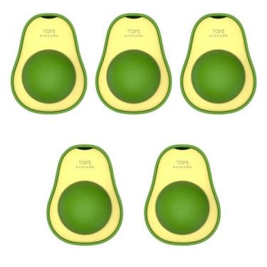 Imagem de Kit 5 Brinquedos Para Gatos Abacate Catnip Erva Gato Natural - Sem mar