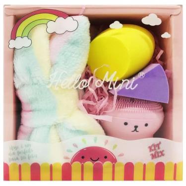 Imagem de Kit Skincare Com Faixa Esponjas Polvo E Maquiagem - Kit Mix