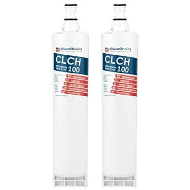 Imagem de Clear Choice Filtro de sabor de substituição para Whirlpool 4396508 EDR5RXD1 filtro de água compatível com FILTER5 WF285 WPRF-100 8212652 filtro de água de geladeira, NSF/ANSI 42, caixa com 2, feito