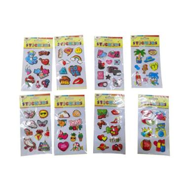 Imagem de Adesivo de Papel Temas 3D - Le, UNICA