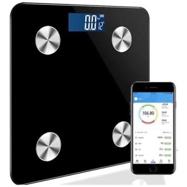 Imagem de Balança Digital Smart Bioimpedância Bluetooth Alta Precisão 180kg - Ba