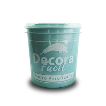 Imagem de Cimento Queimado Com Efeito Perolizado Decora Fácil 1kg (Baby Green)