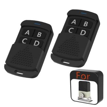 Imagem de Blütezeit Controle remoto de 4 teclas para abridor automático de portão deslizante 433,92 MHz, código de rolamento, compatível com abridor de portão Blütezeit de 317 kg, acessório de hardware do