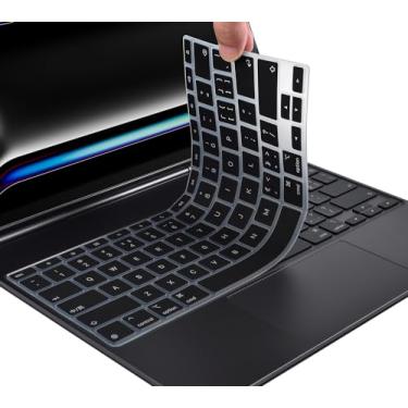 Imagem de CaseBuy Capa De Teclado Ultrafina Para Ipad Air 13 M3 (2025) E 2024 Pro Polegadas Com Chip M4 Magic Keyboard, Acessórios Protetora - Preta