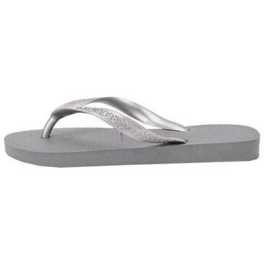 Imagem de Chinelo Havaianas Top Fc 4000029, Cinza, 41