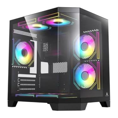 Imagem de Gabinete Gamer Acegeek Vista | Mid-Tower | Lateral de Vidro | Preto | AG-VISTA-BK