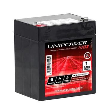 Imagem de Bateria selada 12v 4,5ah unipower vrla agm up1245