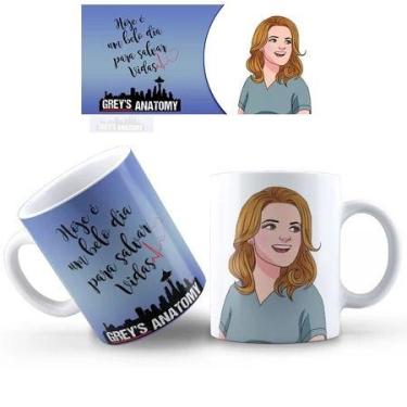 Imagem de Caneca Greys Anatomy COM SEU NOME de Porcelana vários modelos - loja d