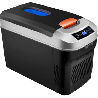 Imagem de Auto Companion Coolbox, Refrigerador De Carro Refrigerador De Carro/caminhão 24v/12v/220v-240v Geladeira De Acampamento Portátil Viagens De Condução De Longa Distância E Campi, Black-22l-b