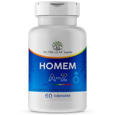Imagem de Vitamina A Z Homem – Libido Masculino Saudável, Equilíbrio Hormonal, Imunidade, Metabolismo – B12, Cromo, Selênio, Manganês – Energia e Disposição, Foco e Clareza Mental – NUTRI-LEAF Saúde