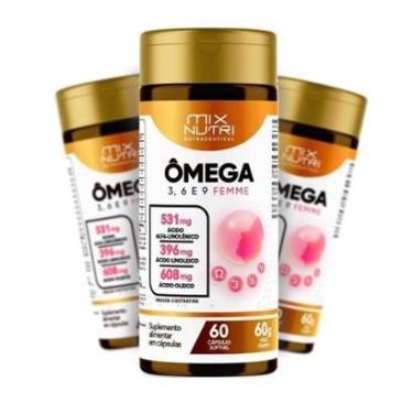 Imagem de Nutraceutical Omega 3/6/9 Femme - 60 Caps - 60g - Mix Nutri-Unissex