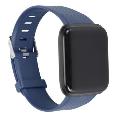 Imagem de Smartwatch de 3,7 cm HD para homens e mulheres, rastreador de atividades à prova d'água com monitoramento de sono, vários modos esportivos, pedômetro, pulseira inteligente de fitness para Android e