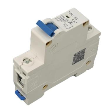 Imagem de Hilitand 63A Disjuntor Em Miniatura Com Alta Capacidade de Ruptura, Adequada para Sistemas de Energia Solar, Caixa de ônibus e Aplicações de Comunicação (50a)