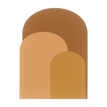 Imagem de Ioensy Adesivo de parede em arco Papel de parede moderno Porta Escritório Fundo de férias Decoração Cabeceira Quarto Adesivo de Arte Decoração, Laranja