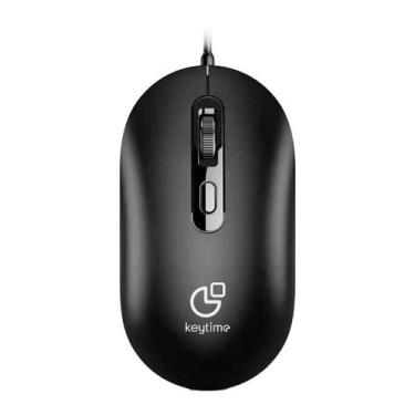 Imagem de Mouse Keytime TechGear 2400DPI USB2.0 1.3M Preto - KYT00004