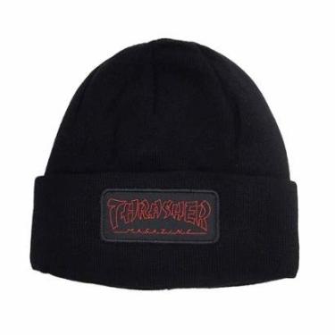 Imagem de Touca Thrasher Magazine Chinabanks - Preto-Unissex