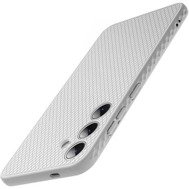 Imagem de JETech Capa Grip para Samsung Galaxy S24 Plus / S24+, Ajuste Fino em TPU Macio Case Protetora para Telefone com Lente de Câmera Proteção Total, Capinha à Prova de Choque (Cinza)