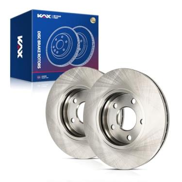 Imagem de KAX Substituição do par de rotores de freio a disco dianteiro de 27,6 cm para Malibu 2004-2007, G6 2006-2007, Malibu 2008 3,5L, Malibu 2008 2,2L
