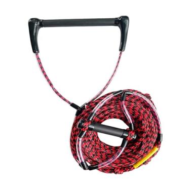 Imagem de simhoa Corda de esqui aquático Wakeboard Tow Corda profissional Durabilidade Linha portátil para esportes aquáticos Multiuso para Wakeboard Esqui aquático, 60 Pés