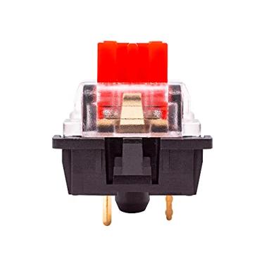 Imagem de OUTEMU Interruptores, interruptores 3 pinos/lineares pesados/60 g de força/RGB/à prova de poeira para teclado mecânico - compatível com interruptores Cherry MX (variações de cor-tamanho) (vermelho