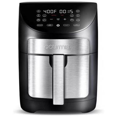 Imagem de Fritadeira Elétrica AirFryer 7L de Capacidade e Painel de Controle Digital, 1500W, 110v, GOURMIA GAF798, Preto