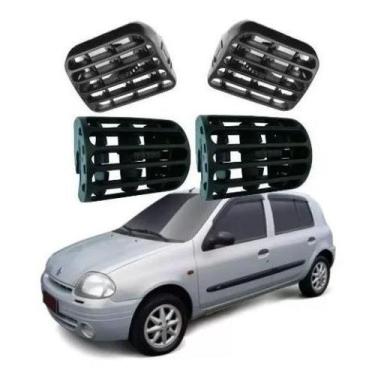 Imagem de Kit Difusor De Ar Lateral E Central Renault Clio Sedan 00 - AutoPlast