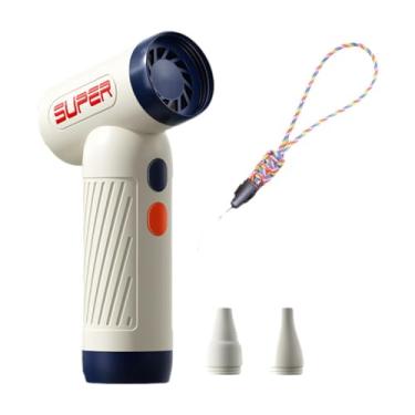 Imagem de Ysyqkn Mini Secador de Cabelo Tamanho Viagem Mini Aspirador de Pó Multiuso 3 Potência de Vento Ajustável (apenas Modo Vento Frio) para Viagens Ao Ar Livre, Azul