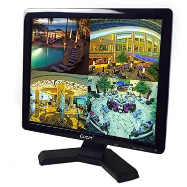 Imagem de Cocar Monitor Cctv De 17" Com Portas Entrada/Saída Áudio Vga Hdmi Av Bnc, Alto-Falante Integrado, Tela Lcd Hd 4:3, Segurança, Unidade Usb, Reprodutor Para Loja, Câmera Vigilância, Stb, Pc