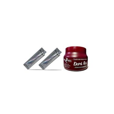 Imagem de Kit Dark Red 01 Mascara e 02 Tinta Nº 66.66 Mairibel/Hidraty