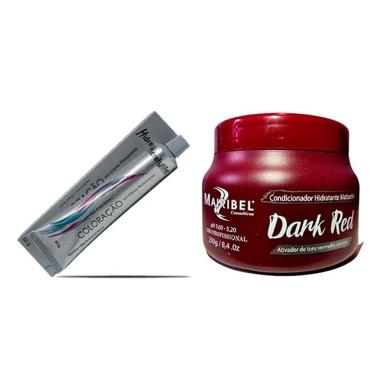 Imagem de Kit Dark Red 01 Mascara e 01 Tinta Nº 66.66 Mairibel/Hidraty