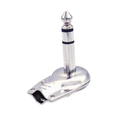 Imagem de Esquirla Efeitos de guitarra Pedal Connector Pedal Board de 90 graus Cabo para o alto -falante Microfone Plug Plug Connector 1/4 "Audio de guitarra, Golden Estéreo