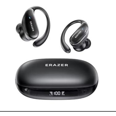 Imagem de Fones de Ouvido Bluetooth sem Fio, Display LED, Estojo de Carregamento, Preto xt80