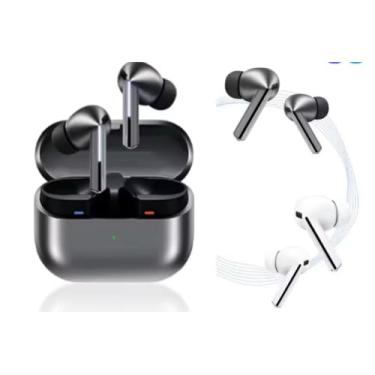 Imagem de Fones de Ouvido Bluetooth sem Fio, Cancelamento de Ruído, Estojo de Carregamento, Preto