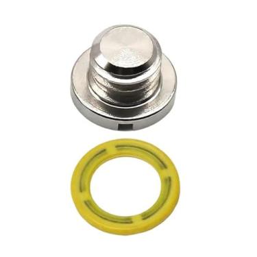 Imagem de predolo Kit de bujão de drenagem de óleo para unidade inferior marinha com 5 conjuntos, substituição 79953Q04, acessórios para barco, fácil instalação 18-2244