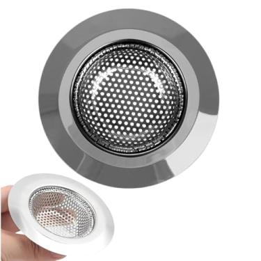 Imagem de Ralo de Pia Inox 9cm Reforçado Antientupimento Alta Durabilidade Não Enferruja Fácil de...