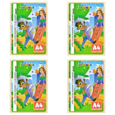 Imagem de Papel Sulfite A4 75g Reciclado Jandaia kit com 400 folhas