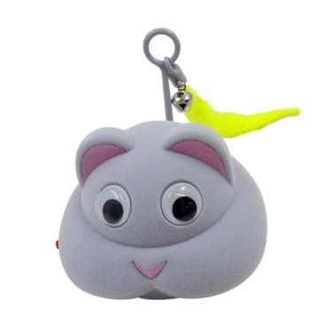 Imagem de Generic Brinquedo interativo para gatos, brinquedo inteligente para aliviar o tédio, jogo de diversão, exercitador automático para gatos, ratos, para gatos, Cinza