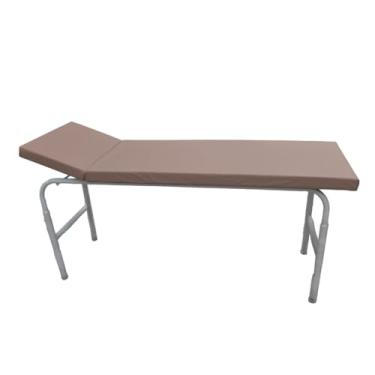 Imagem de Maca Mesa de Exame Clínico Hospitalar 60x180cm Estofada Bege