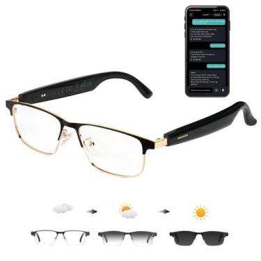 Imagem de Óculos inteligentes AI Translation OICIIDO com Chat GPT Bluetooth