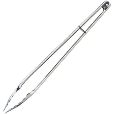 Imagem de Hachi8 Pegador de Fritura em Aço Inoxidável, 40 cm, Pinça Multiuso para Salada, Churrasco, Petiscos, Utensílio de Cozinha Profissional